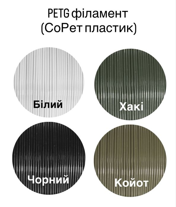 3д пластик / petg / pla / філамент / 3д друк