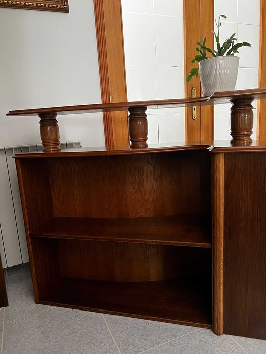 Conjunto Bar - Carvalho maciço