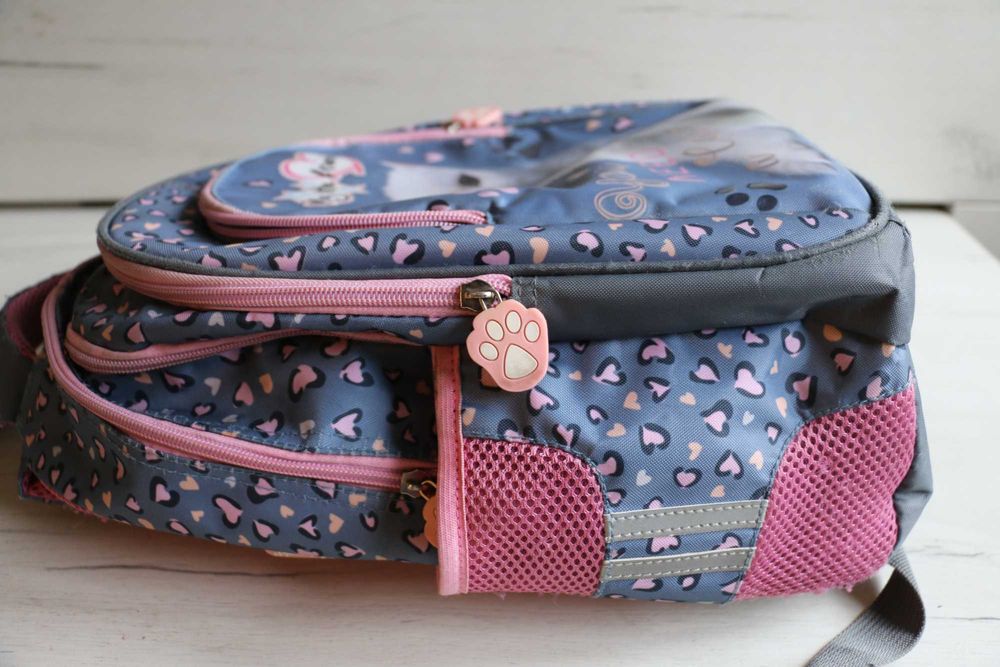 Plecak szkolny z kotkiem