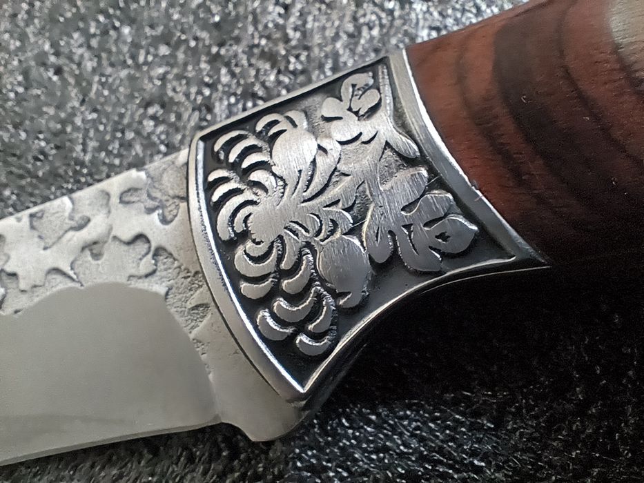 Faca artesanal como nova. Aço inoxidável.