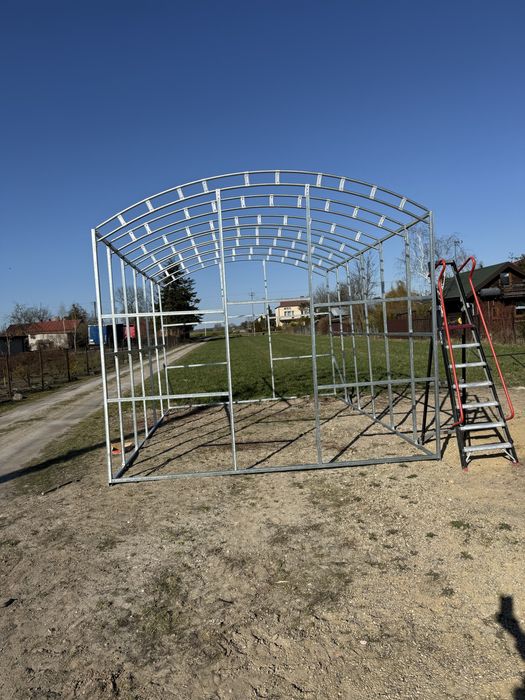 Szklarnia, wiata. Konstrukcja stalowa