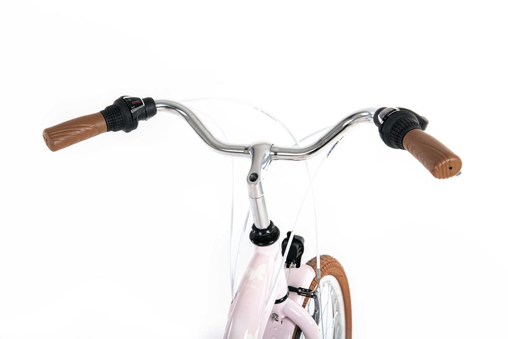 Rower dla dziewczynki Romet Panda 24 cale aluminiowy miejski KOMUNIA