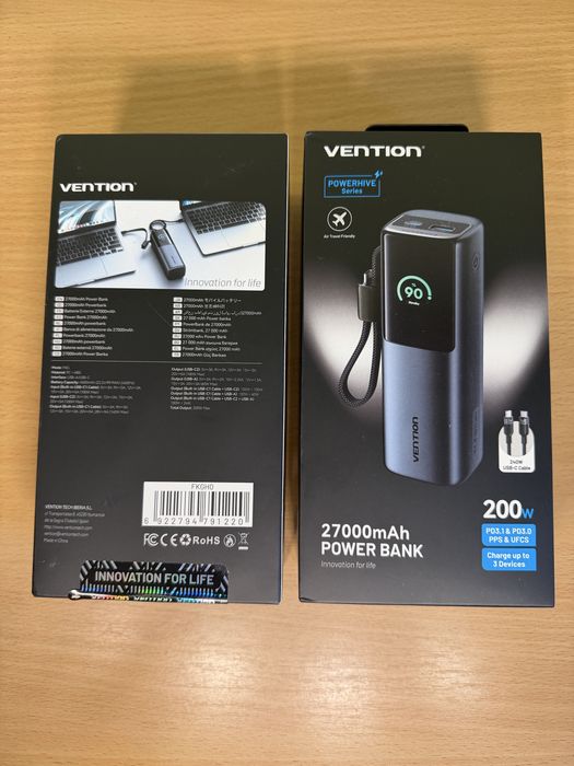 Павербанк Vention 200w 27000mAh
