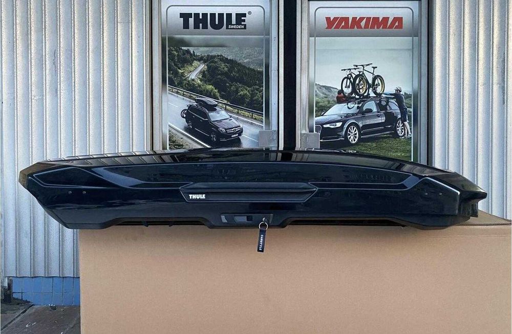 Автобокс на крышу авто Thule Motion XT Vector Pacific Touring Force Dynamic Pulse Exellence Atlantis Flow Low чорні сірі матові глянцеві нові вживані