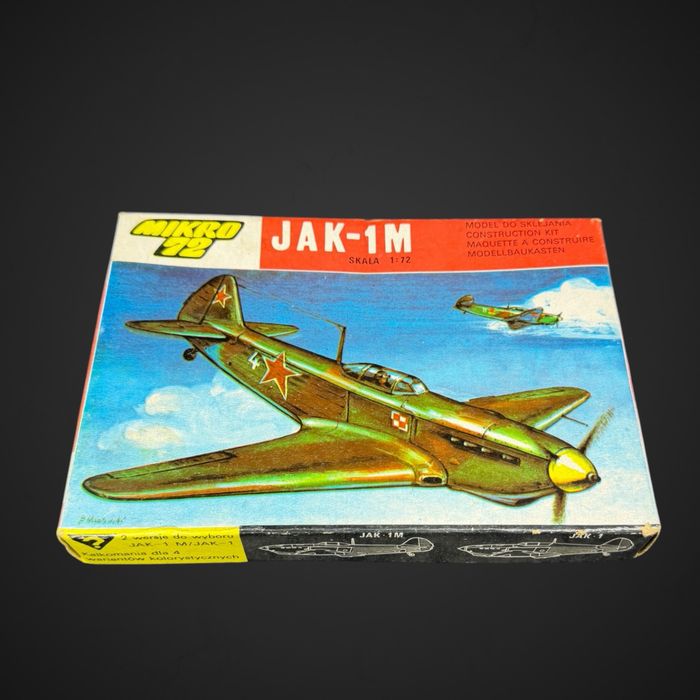Model do sklejania Mikro 144 Jak-1M 1:72 PRL Zafoliowany 1987 J6/041141