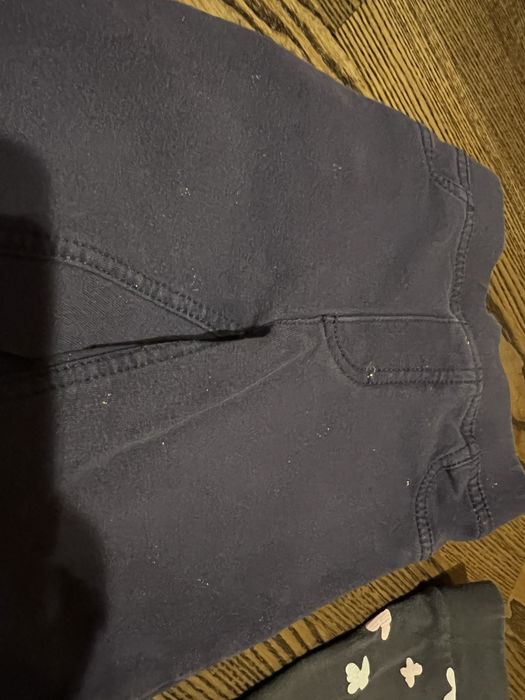 H&M r.98, legginsy z meszkiem, spodnie