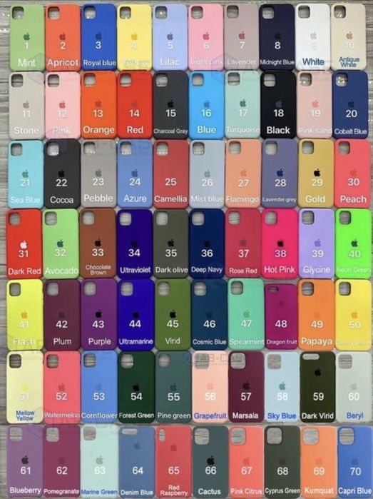 Силіконовий чохол на айфон silicone case iPhone 16 Pro Max /інші 14 15
