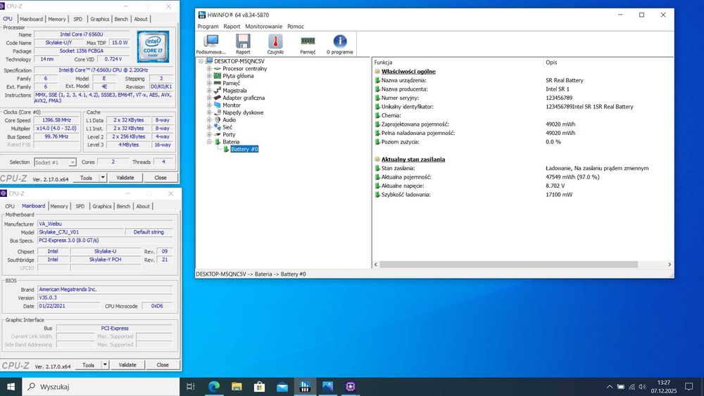 Notebook PEAQ C150 15,6" FHD/ i7-6560U/ SSD 180GB/ RAM 8 GB/ Iris 540