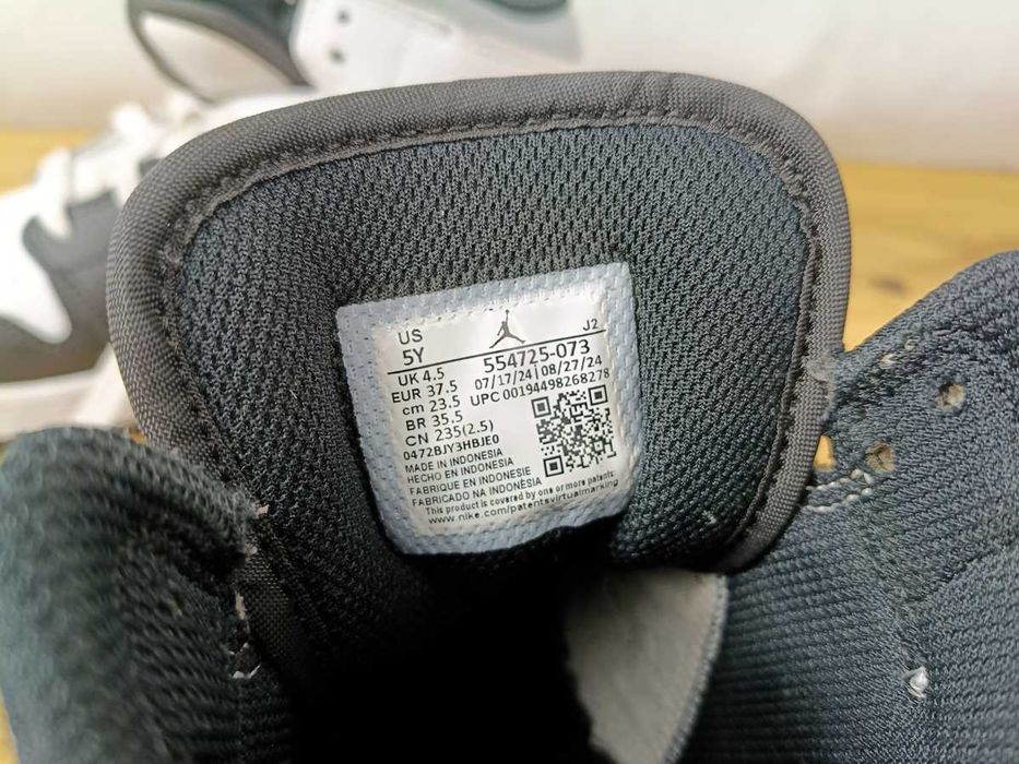 Nike, Air Jordan 1, buty sportowe, rozmiar 37,5