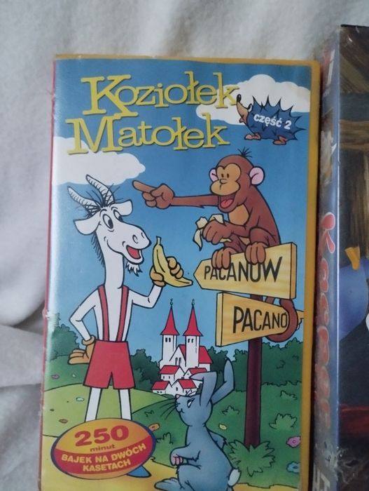 Kasety VHS  z bajkami