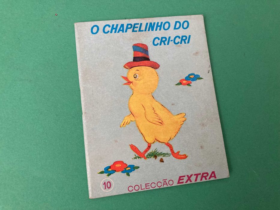 Mini Livro O Chapelinho do Cri-Cri Colecção Extra Majora Anos 60