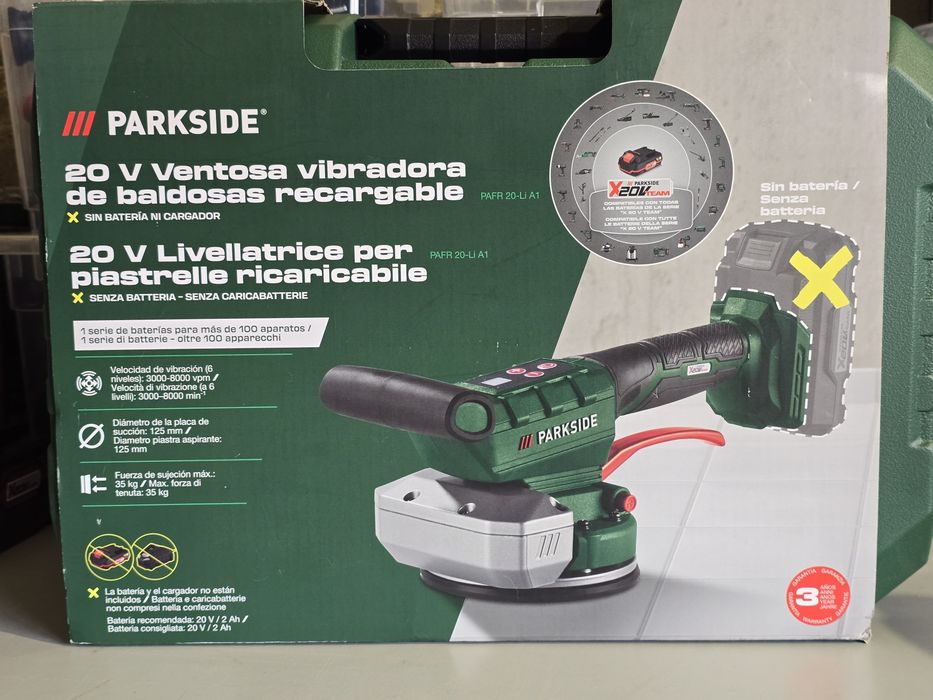 Ventosa vibratória 20v Parkside