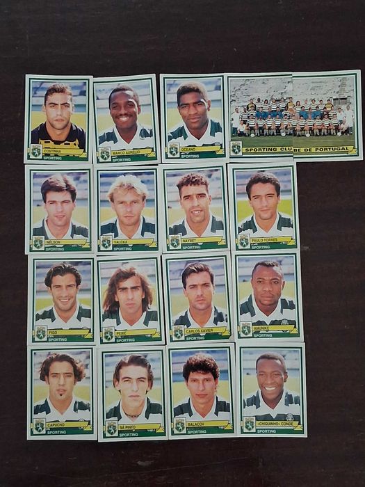 Cromos do Sporting antigos.