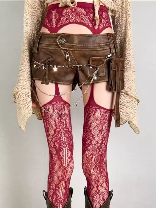 Эротические сексуальные колготы колготки чулки бургунди бордовые ажурн