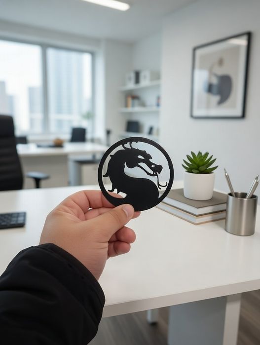 Mortal Kombat Logo (3D Print)