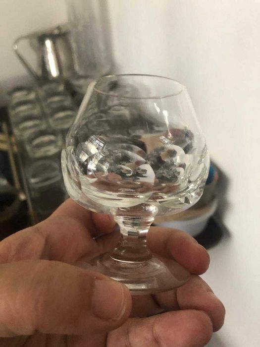 Copos de conhaque de cristal