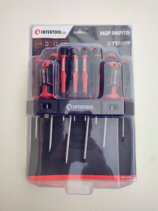 Набор отверток 12 ед .STORM INTERTOOL VT- 3442