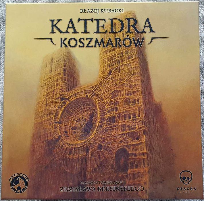 Katedra Koszmarów / gra planszowa / pomalowane figurki