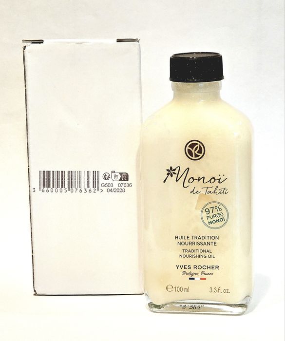 Yves Rocher Monoi de Tahiti Olejek odżywczy do ciała i włosów, 100ml