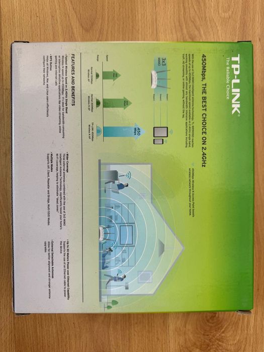 Access Point Wi-Fi TP-Link 450Mbps (TL-WA901ND) – Com PoE Passivo