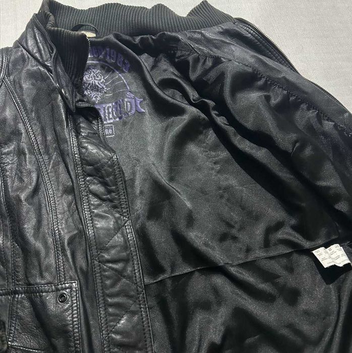 Leather Jacket шкіряна куртка Кожак Авангард y2k индислиз
