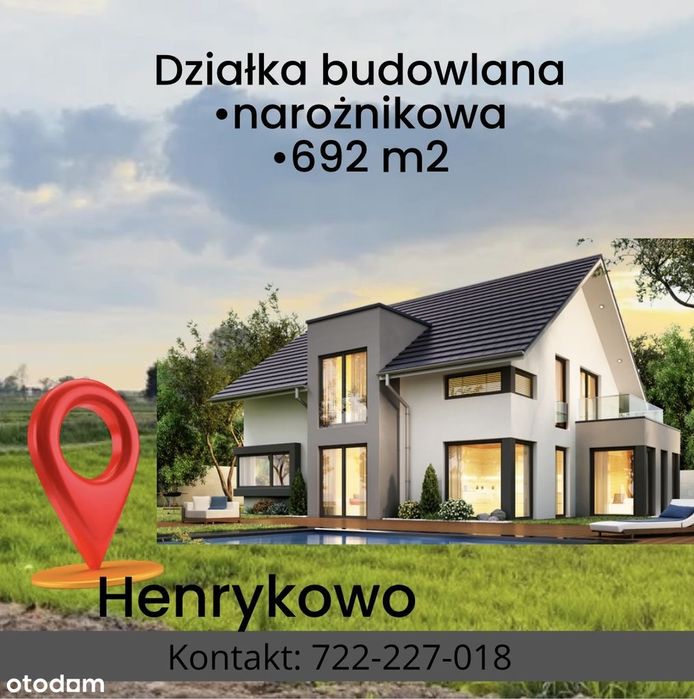 Narożnikowa Działka Budowlana I 692 m2 I Zaciszna Lokalizacja