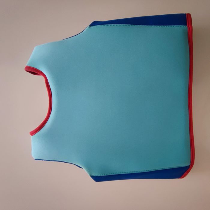 Colete de Natação espuma azul-vermelho