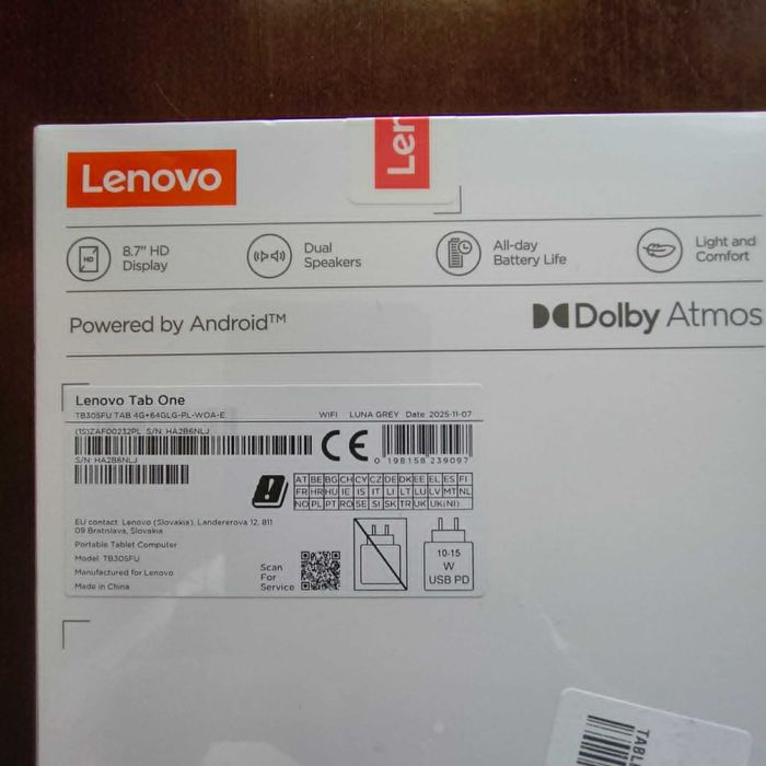 Lenovo Tab One | TB305FU | 8.7" | 4/64GB | Wi-Fi