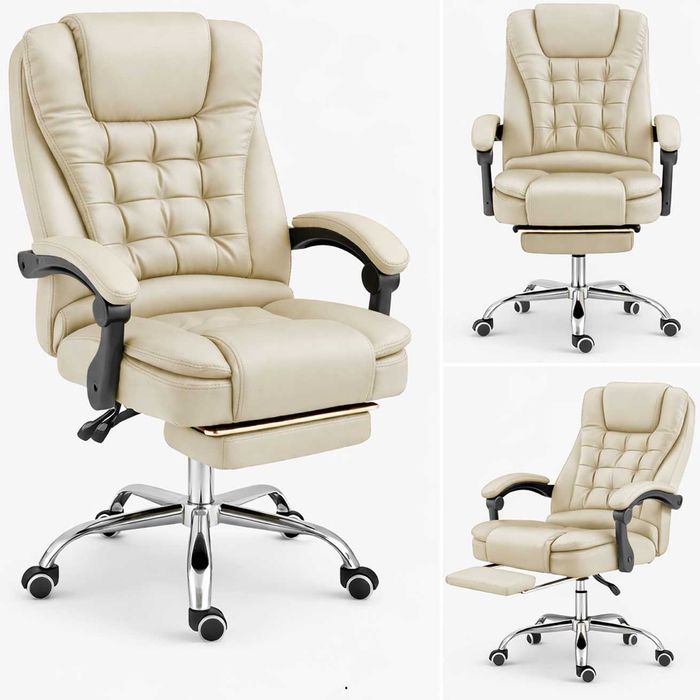 Крісло компютерне шкіряне / кресло руководителя - офісне крісло зручне