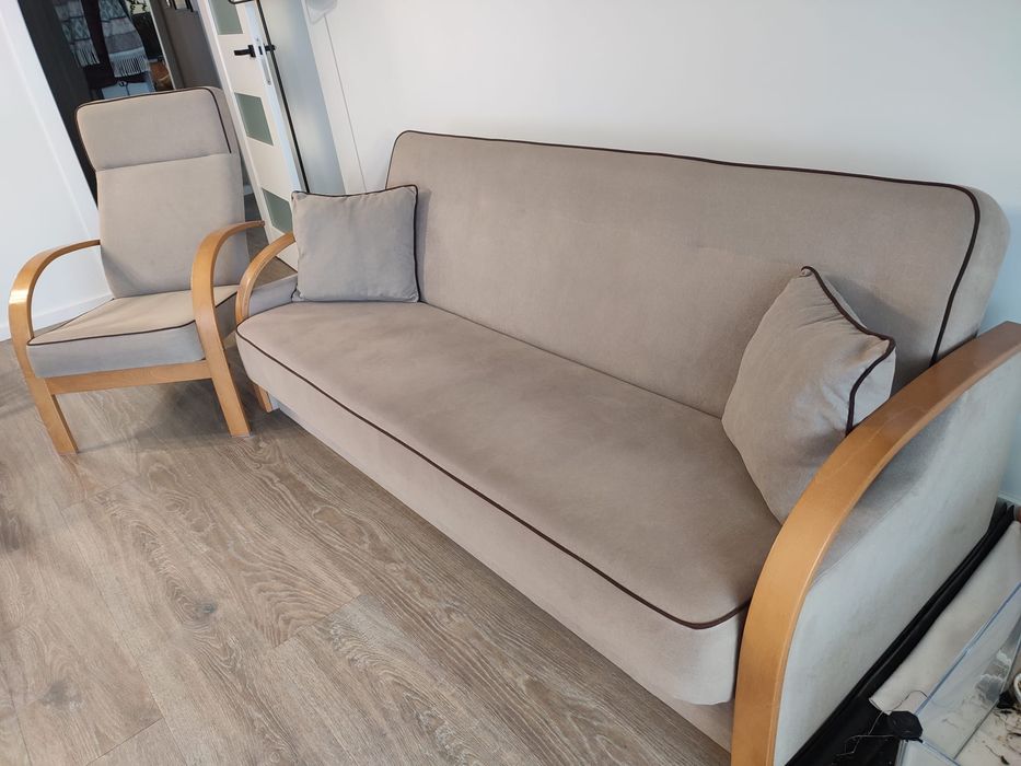 Okazja! Komplet wypoczynkowy w bdb stanie