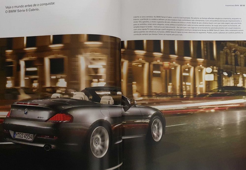 Catálogo de toda a gama BMW - original - Ano 2009