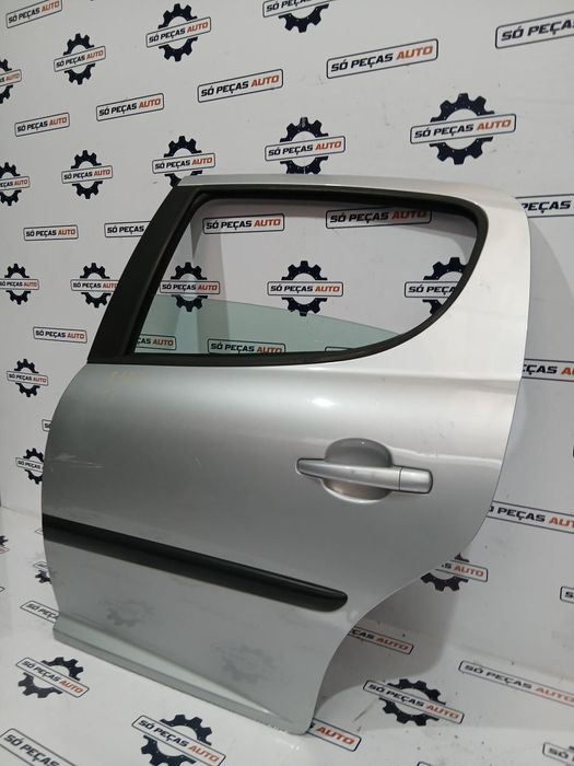PORTA TRASEIRA ESQUERDA CINZA PEUGEOT 207 1.6HDI  ANO: 2008