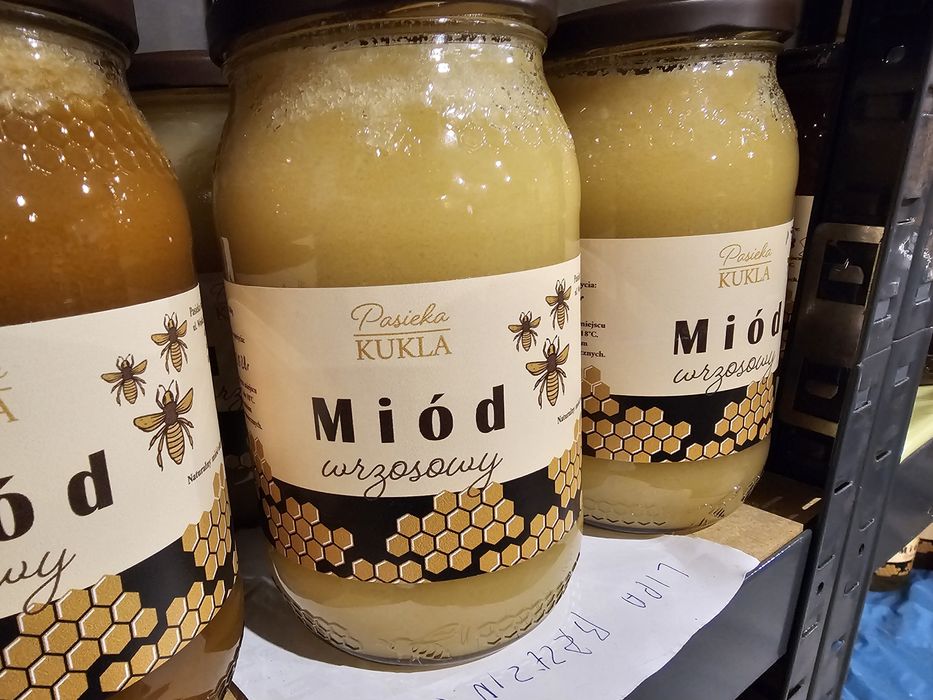 Miód  facelia lipowy wielokwiatowy  Nawlociowy-Wrzosowy  pyłek kwiatow