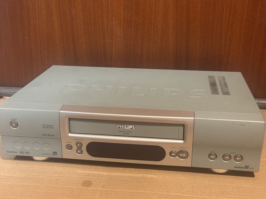 Leitor gravador VHS Philips