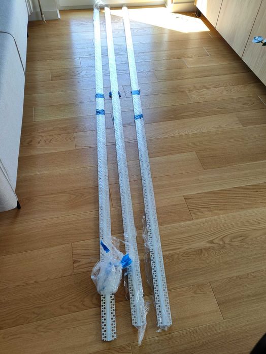 Profil aluminiowy LED do szpachlowania z kloszem dł. 3 mb.