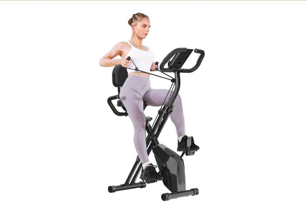 Bicicleta Magnética Dobrável X-Bike 3 em 1 BIGZZIA – Como Nova!