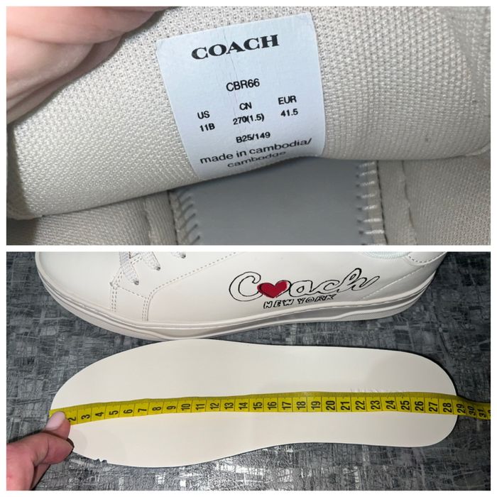 Кеди COACH 11US/28,5 High Line кеды