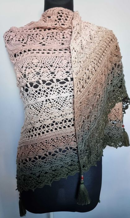 Chusta szydełkowa - rękodzieło