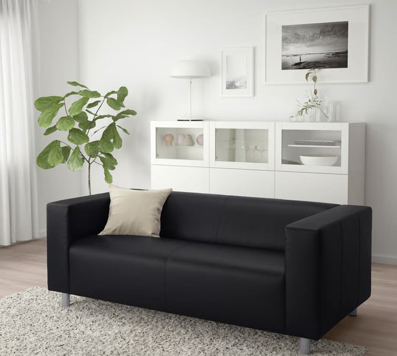 Sofá 2 Lugares IKEA - KLIPPAN Preto
