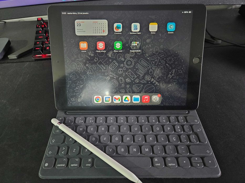 ipad 9, 64gb + extras