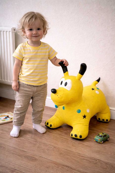 Skoczek dla dziecka Pies Pluto | Skacząca zabawka 2-5 lat