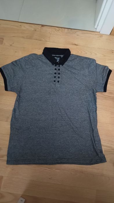 Koszulka z kołnierzykiem t-shirt r. L