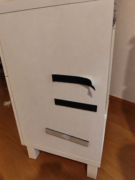 Móvel Besta Ikea c/ prateleira e 2 gavetas