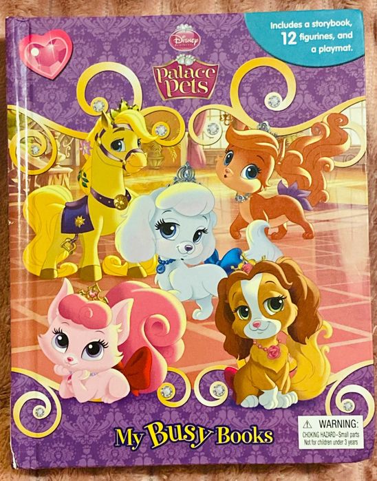 Disney Palace Pets 12 figurek Pałacowe zwierzątka + książka + plakat