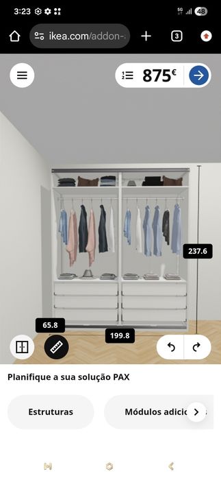 Ropeiro IKEA Branco.