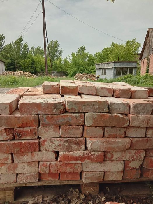 Кирпич, цегла чевона б/у