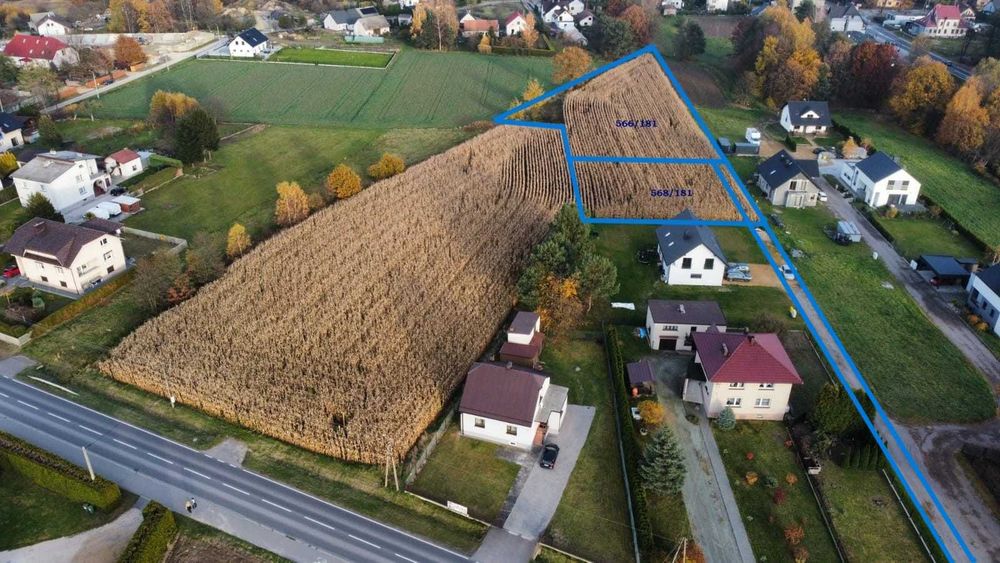 0,56 ha | działka pod dom + duże zaplecze | bezterminowe WZ | Góra