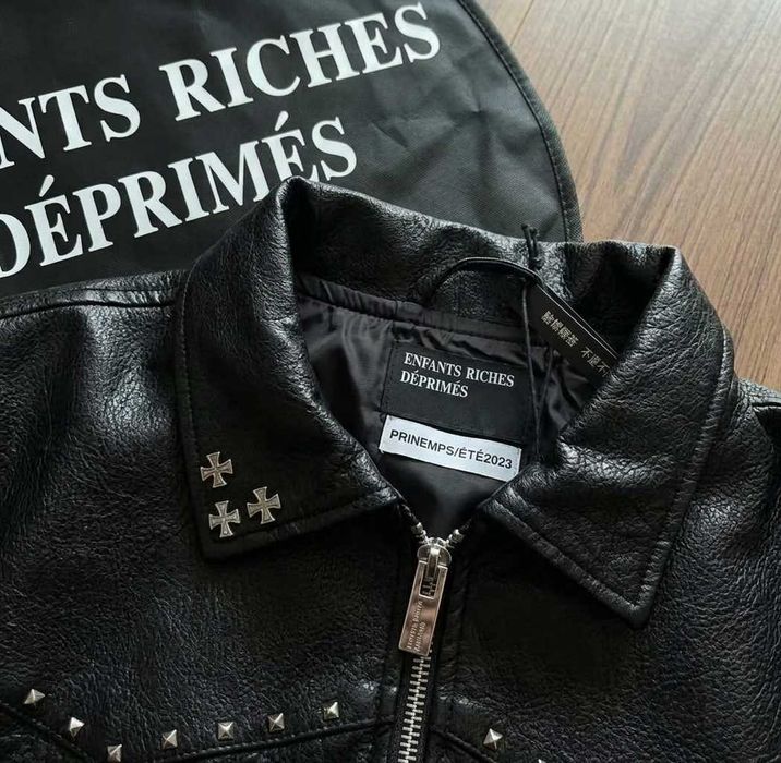 Куртка Enfants Riches Deprimes Western Studded 2023 Leather Jack — zdjęcie 3