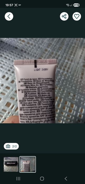 Avon podkład serum Light Ivory 140P