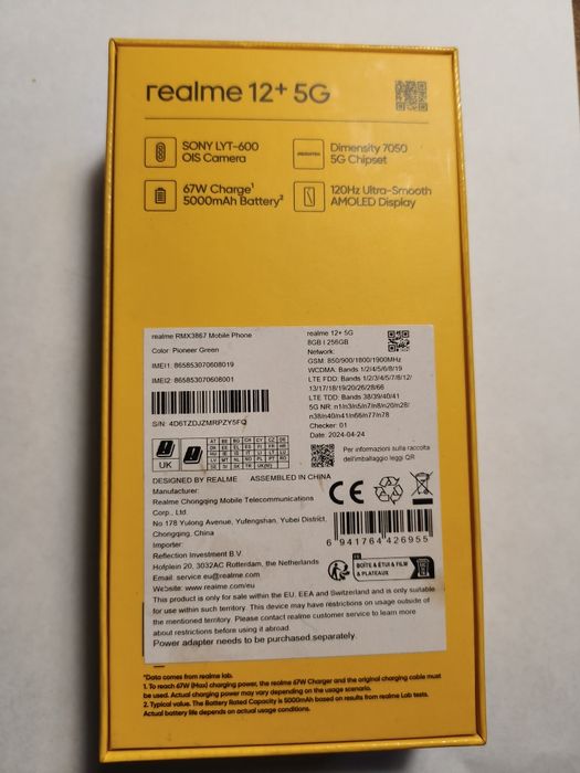 Smartfon Realme 12+5G 8GB/256G
